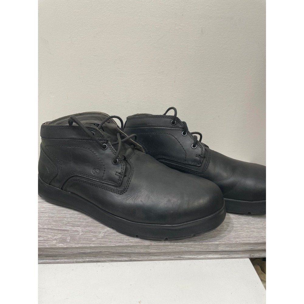 Red Wing 6714 Zero-G Lite Mens Black Leather Safety Toe Chukka‎ Boots 10.5 E2
